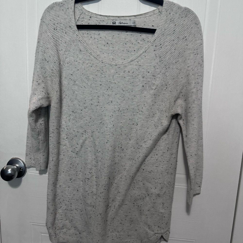 Light Gray Speckled Sweater